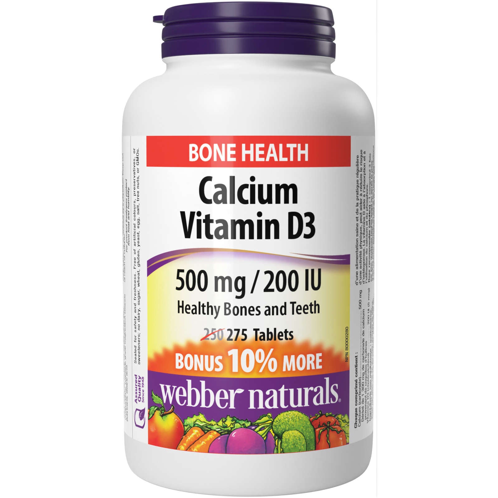 Calcium Vitamin D3 500 mg/200 IU