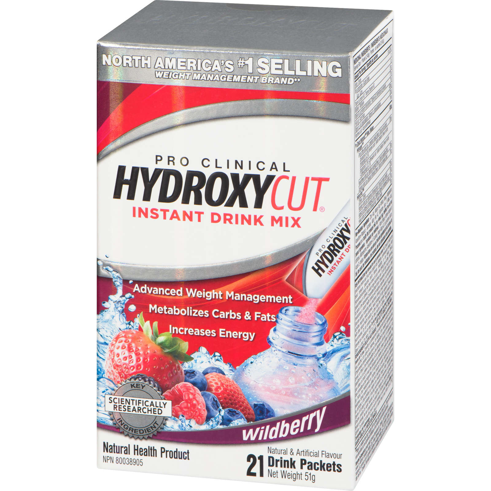 Hydroxycut Wildberry Instant Drink Mi